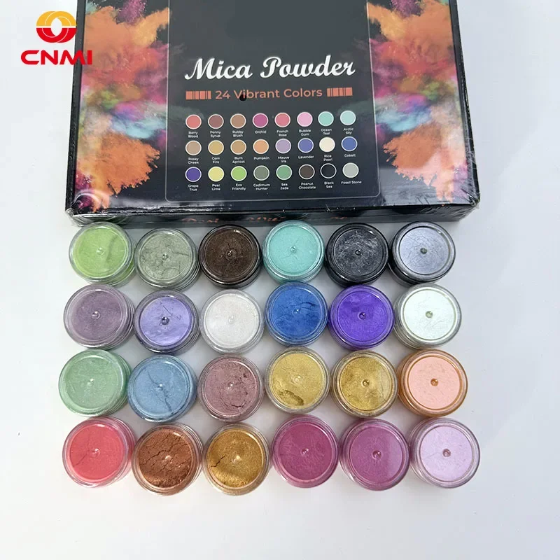 Candle Making Bath - 24 Renk 6g CNMI Mika Tozu