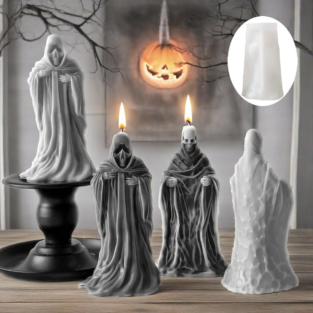 Candle Making Easy - 3D İskelet Kokulu Mum Silikon Kalıp
