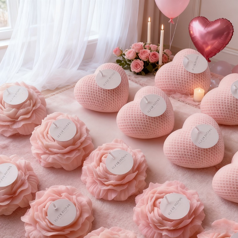 2 adet Şakayık Çiçek Dokuma Ka - Candle Making Bath incelemesi ve fiyatı