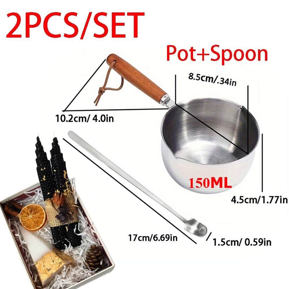 2 ADET/SET Ahşap Saplı Balmumu - Candle Making Kit Wholesale incelemesi ve fiyatı
