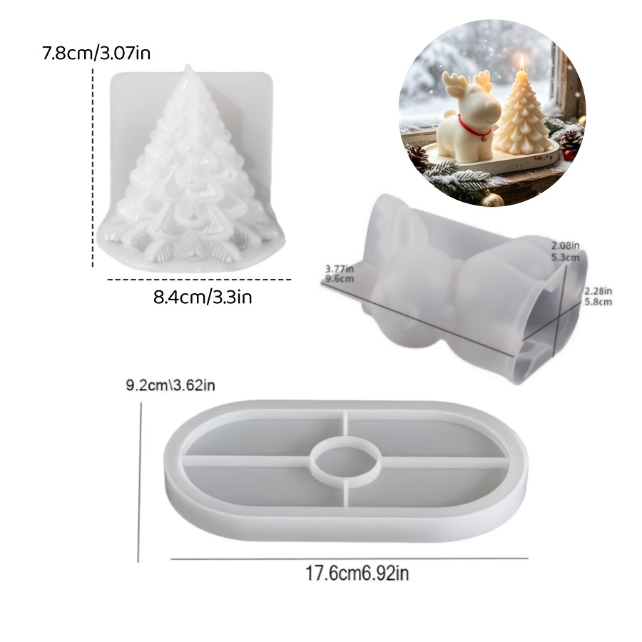 Kil Silikon Kalıp 3 Parça Set: - Candle Making Kit Wholesale incelemesi ve fiyatı